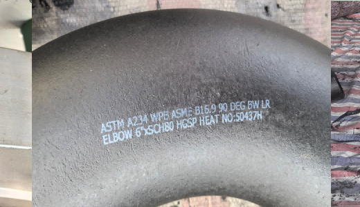 ASTM A234 WPB pipe fitting shipped to Mexico